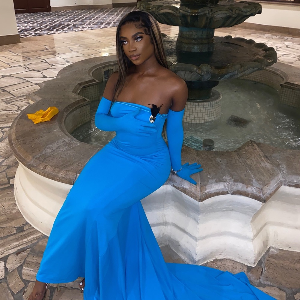 Royal Blue Dress